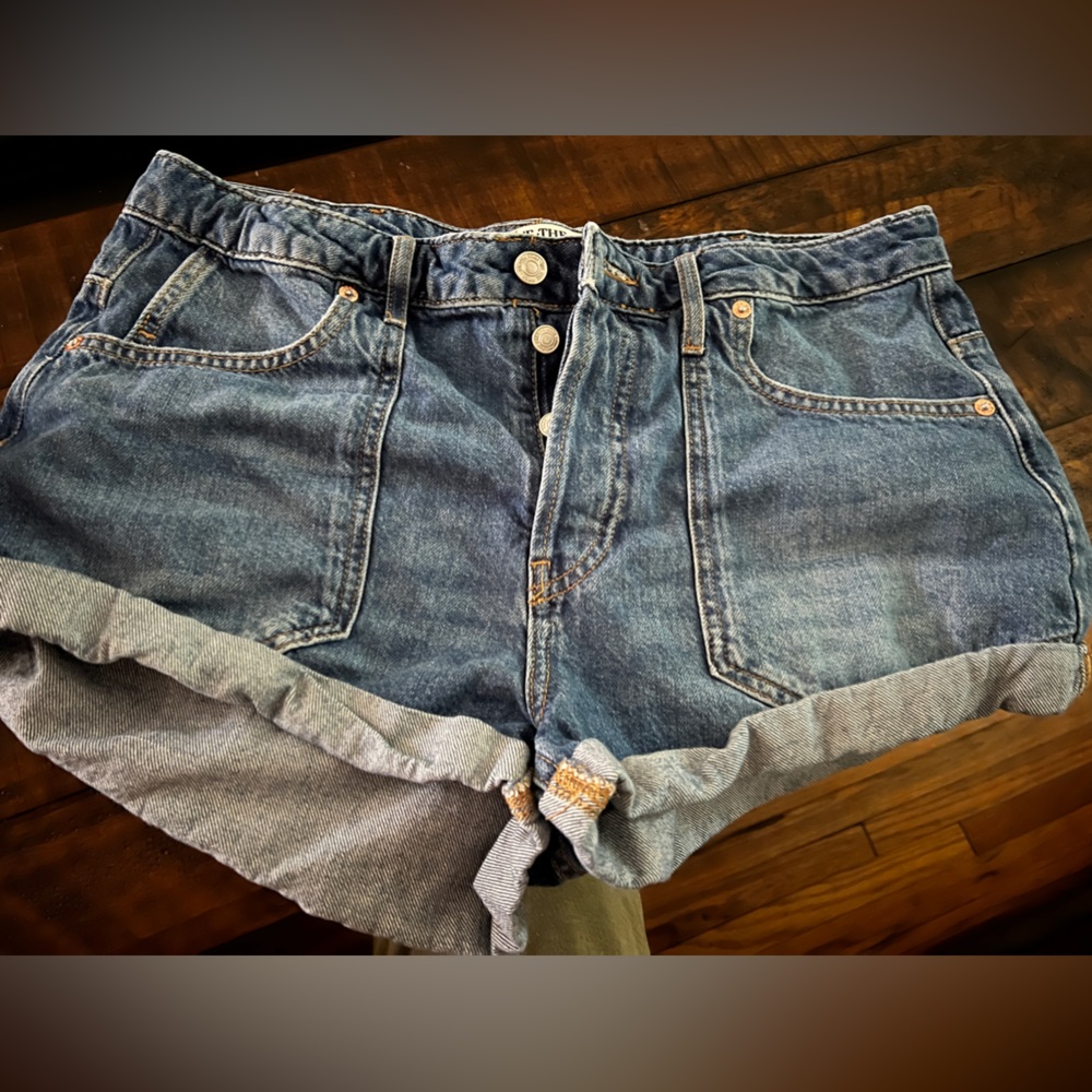 Free People Beginners Luck Slouchy Roll Cuff Short